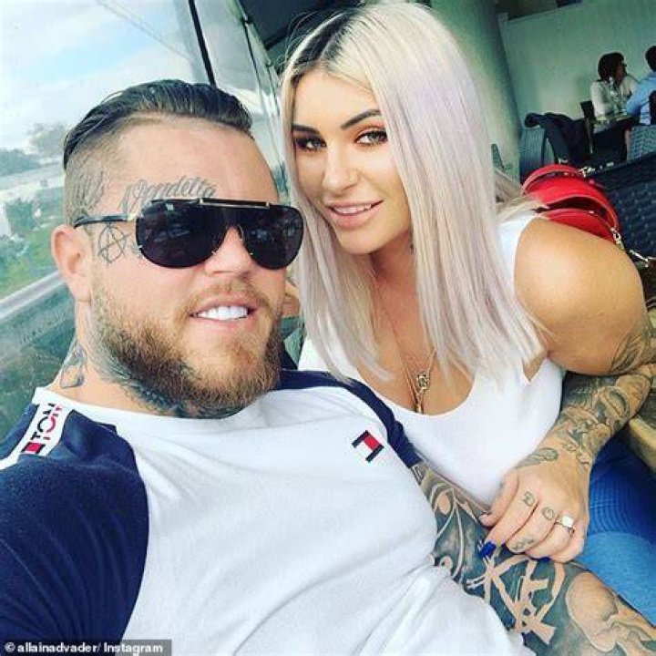 Ben Geppert (pictured with former girlfriend Allaina Vader) said being in a gang has affected all his relationships