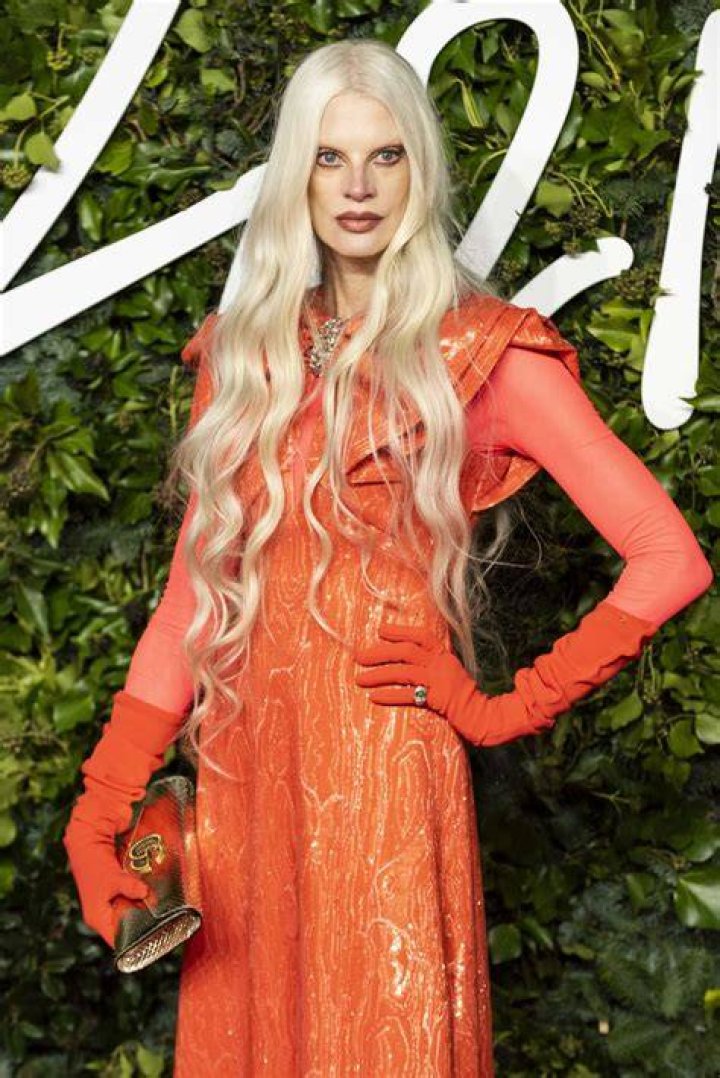 Kristen McMenamy at the British Fashion Awards 2022