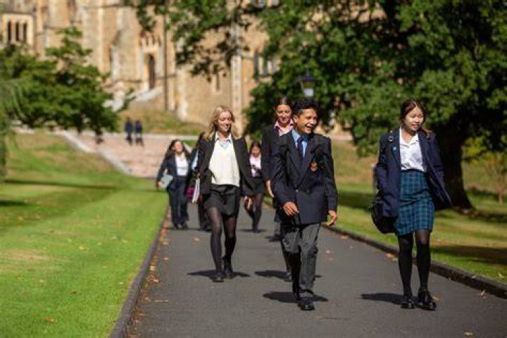 Malvern College (pictured) charges students who board £39,000 a year, but this fee was lowered during the pandemic when teaching online was required